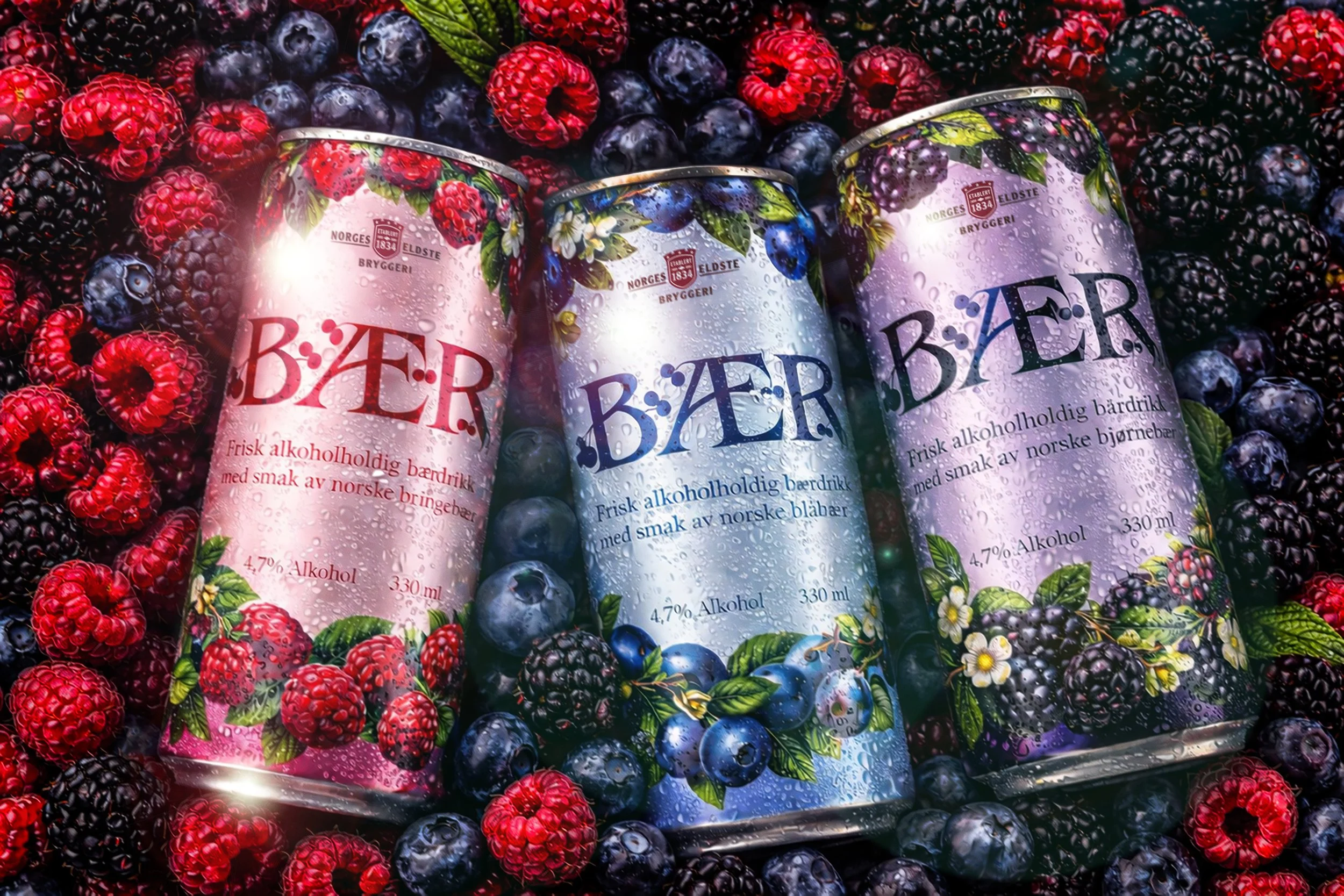 BÆR - Konsept for fiktiv drikkevare