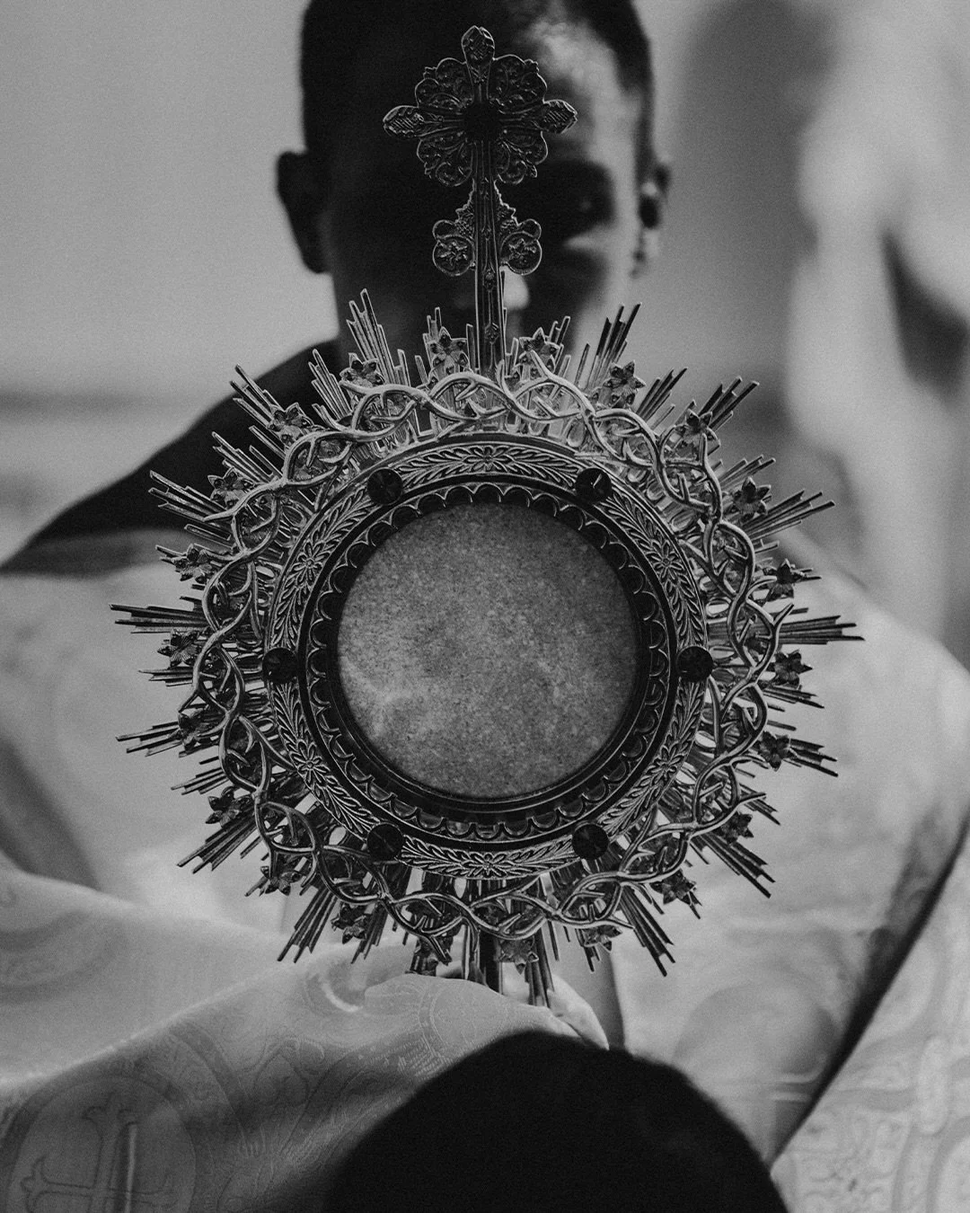 When Jesus saw his mother and the disciple there whom he loved, he said to his mother, &ldquo;Woman, behold, your son.&rdquo;

Then he said to the disciple, &ldquo;Behold, your mother.&rdquo; And from that hour the disciple took her into his home.

J