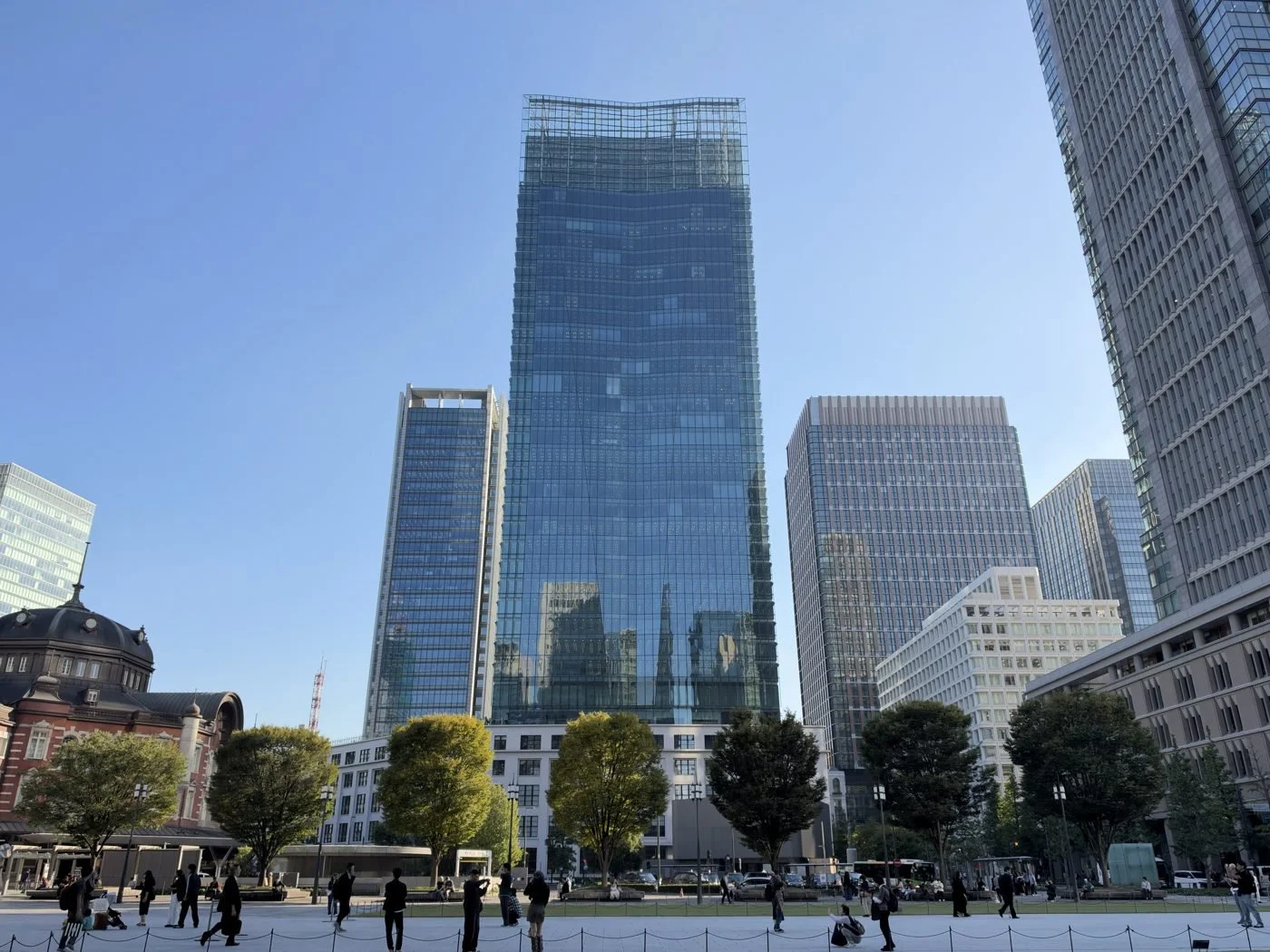 Quartier de la gare de Tokyo (Marunouchi) pendant le congrès