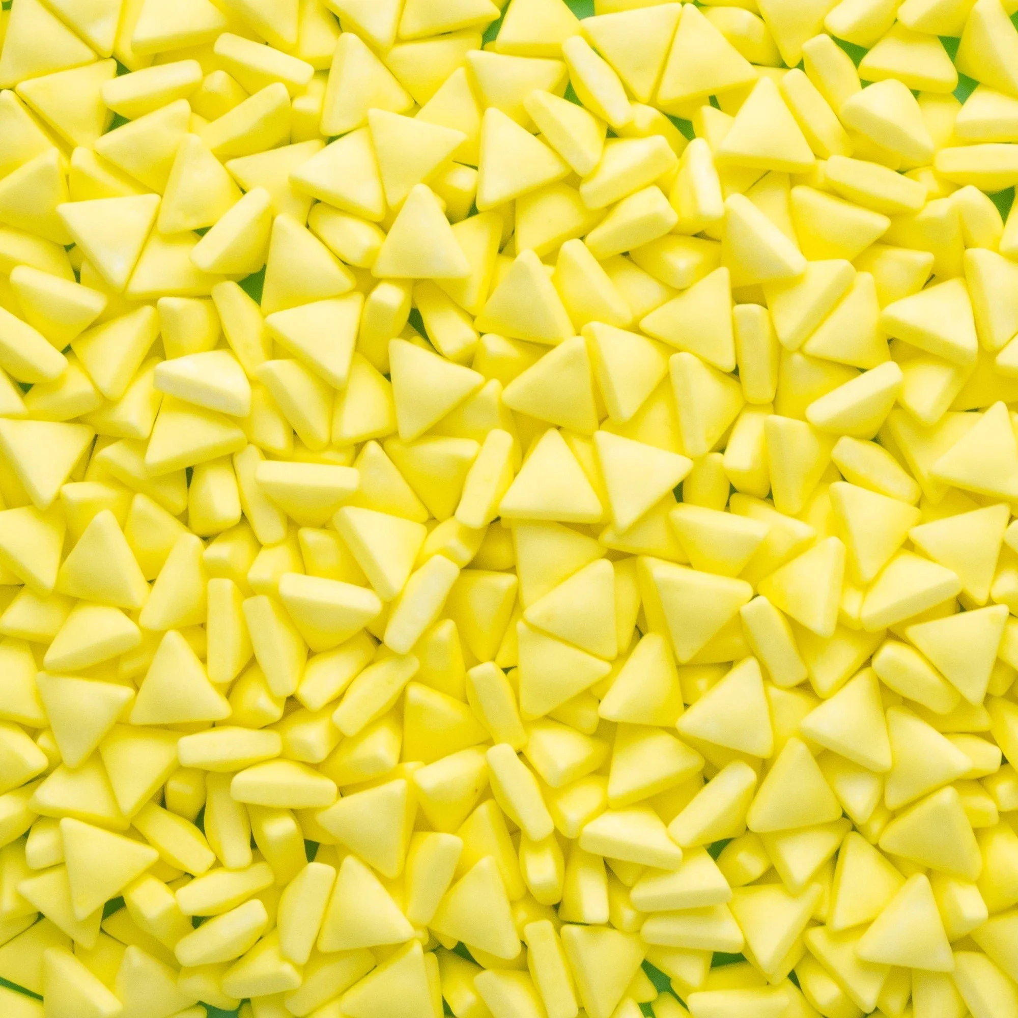 Yellow Triangles Candy Sprinkles