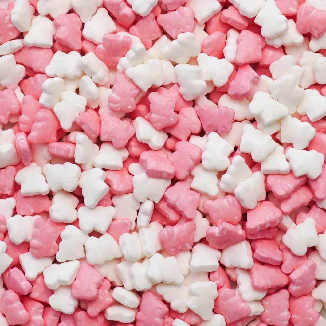 Pink & White Bunny Candy Sprinkles