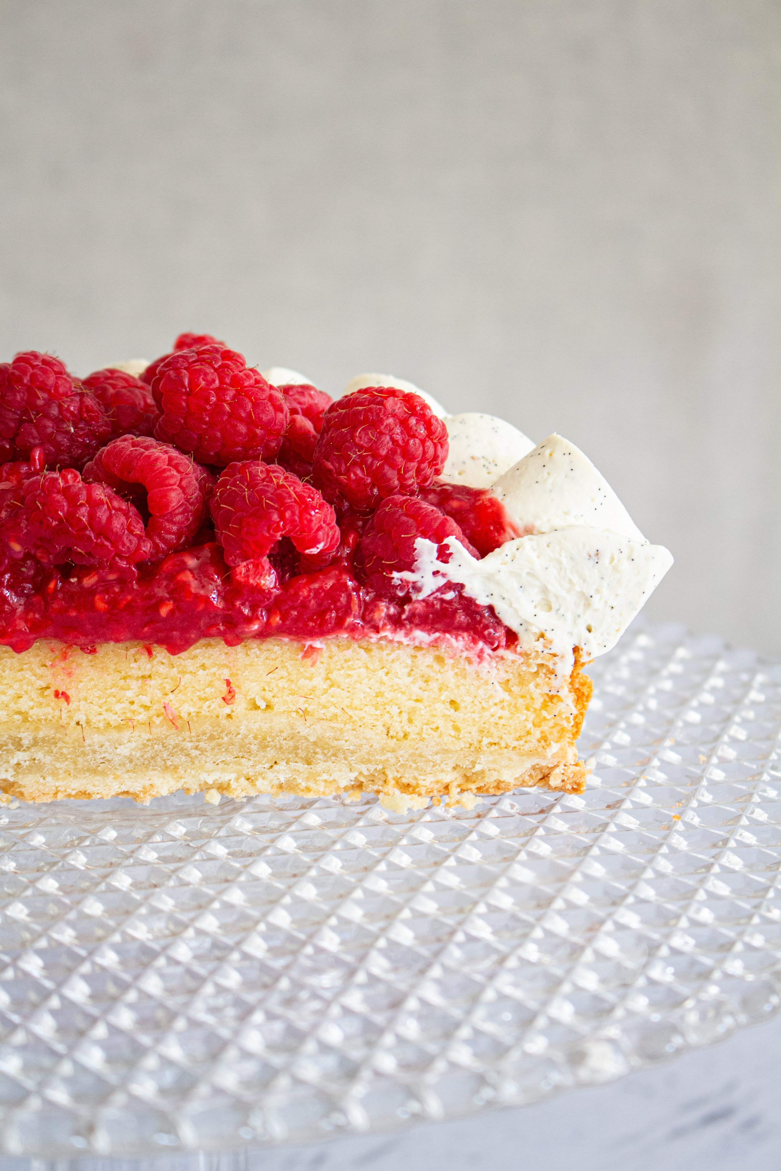 Tarte Framboise - Vanille (8p)