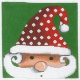 Colonial Needle - Santa with Polka Dot Hat