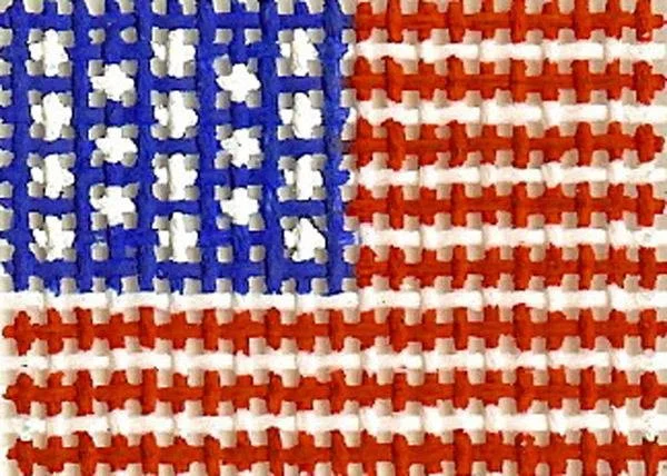 Silver Needle - USA Flag mini