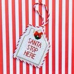 Stitch Style - Santa Stop Here