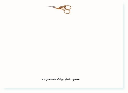 Paper Goods - Notecard with Scissors