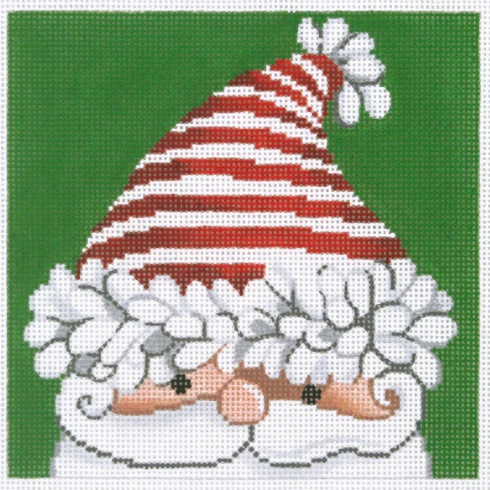 Lee's needle art -Santa with Striped Hat
