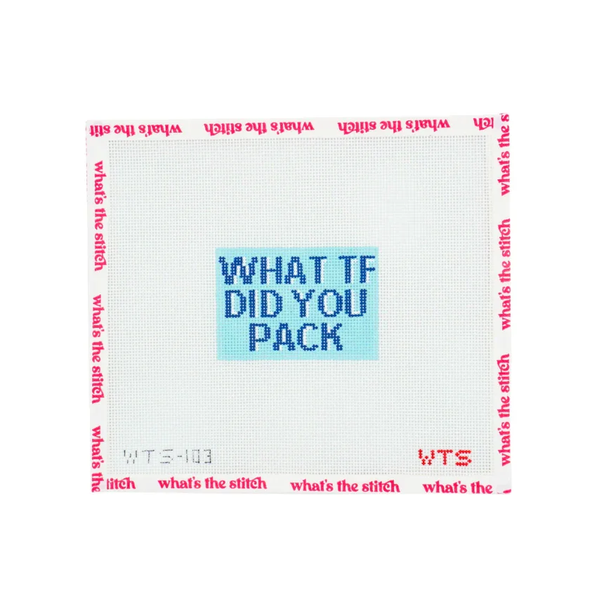 WTS - luggage tag What TF did you pack