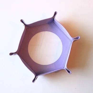 Threaded & Tipsy - Self-Finishing Purple Hexagon Snap Tray