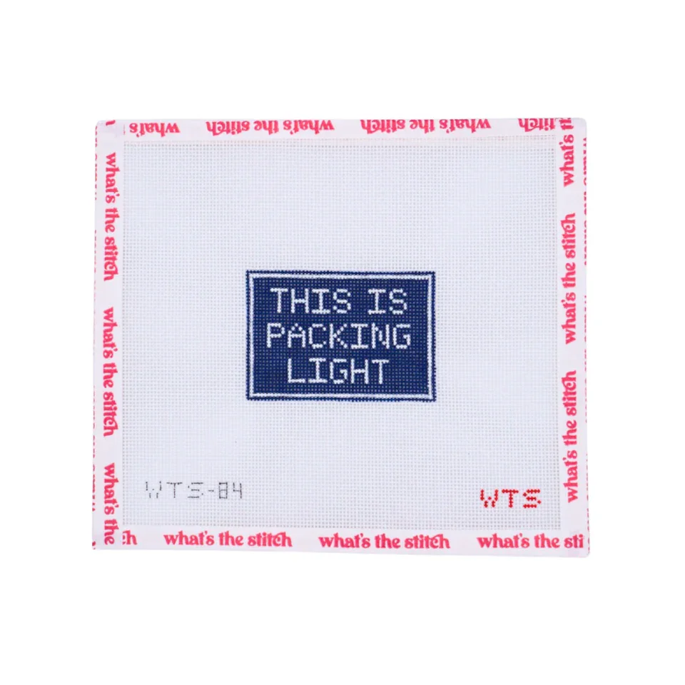 WTS - luggage tag This is Packing Light