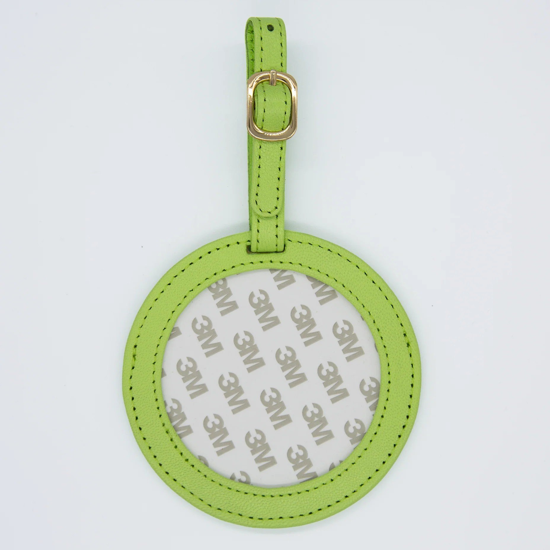 Round Luggage Tag lime