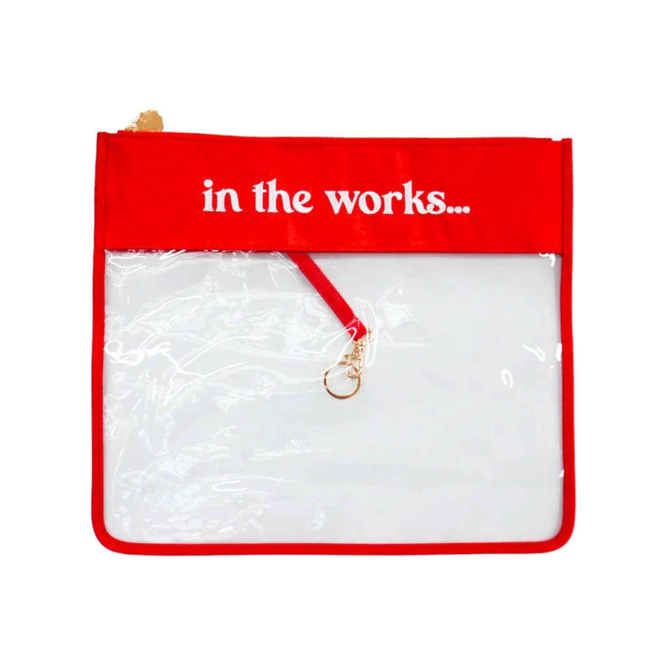 Whats the Stitch XL Project Bag - RED
