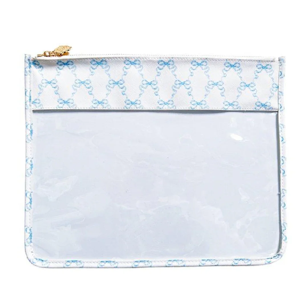 Penny Linn Project Bags - Large Hannah Bow Ribbon Trellis Project Bag