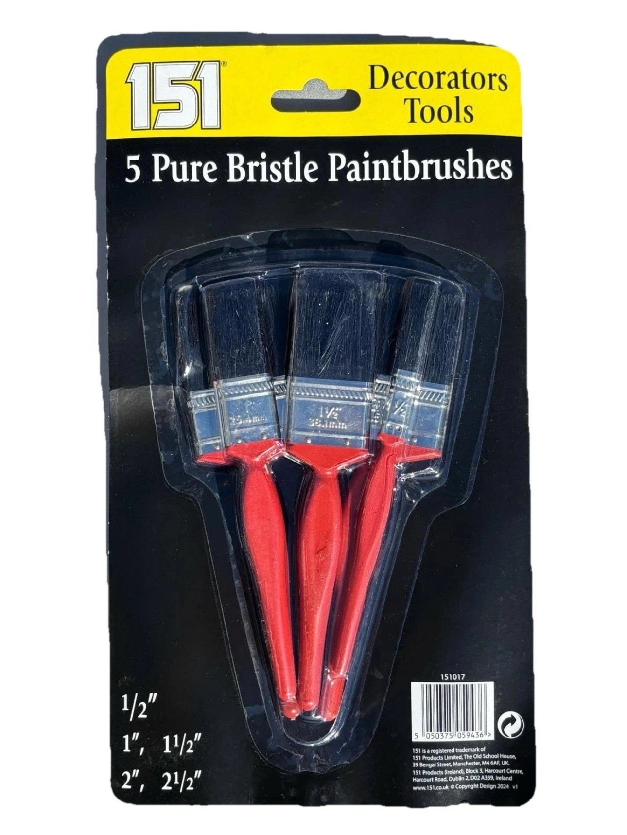 Decorators Paint brushes x5