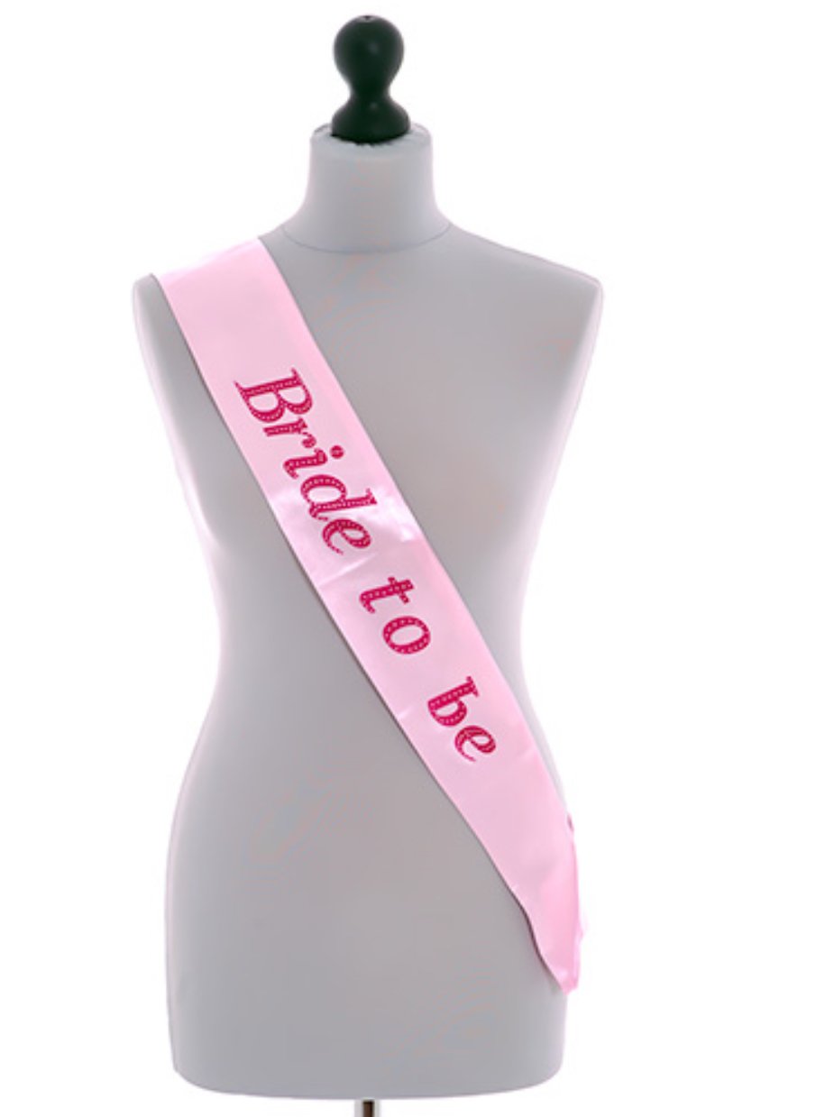 Pink 'Bride To Be' Sash