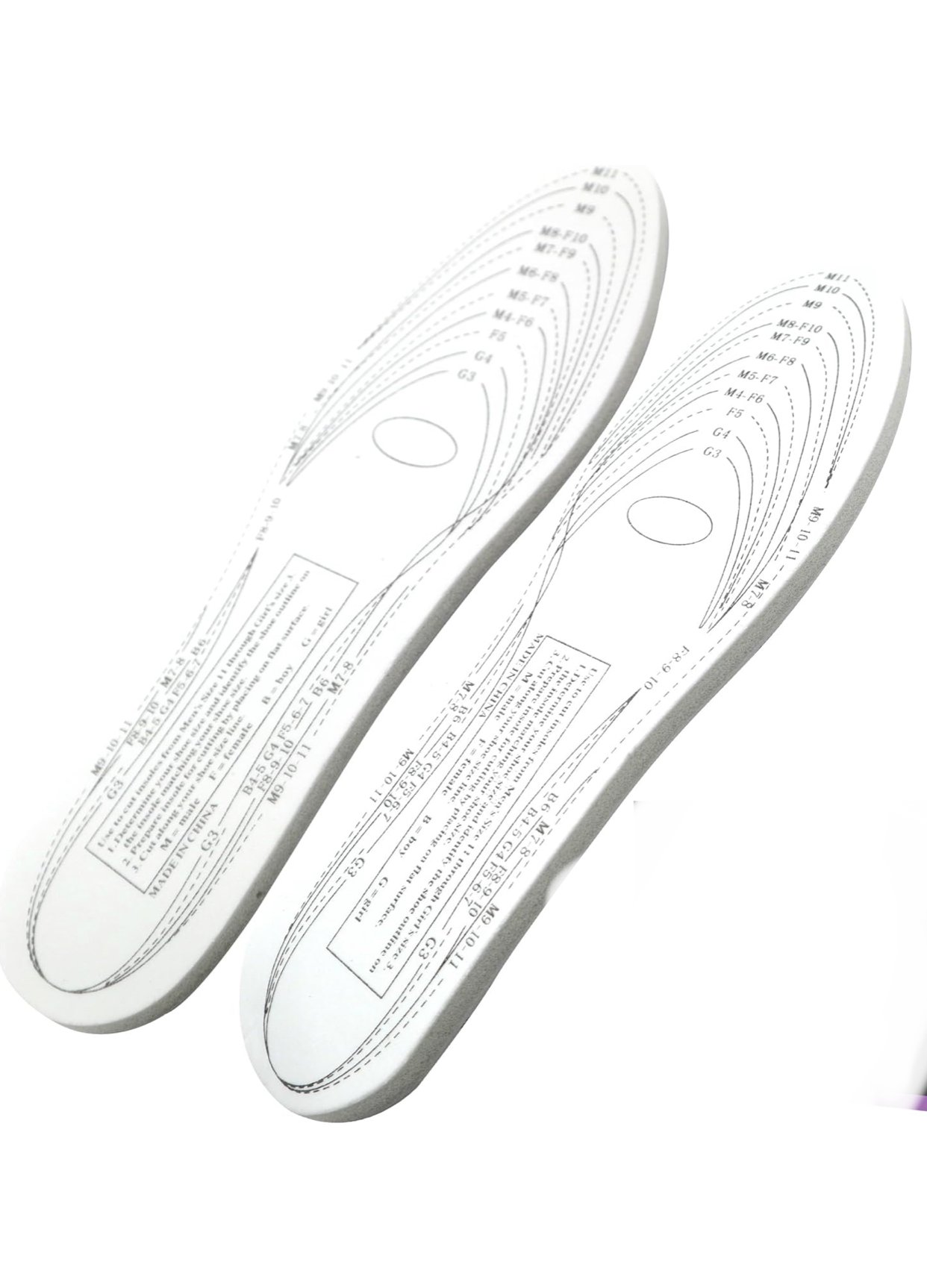 Unisex Memory Foam Insoles