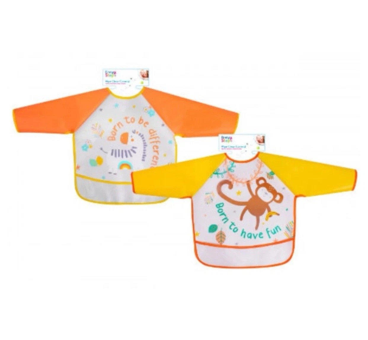 2 First Steps Wipe Clean Coverall Bib