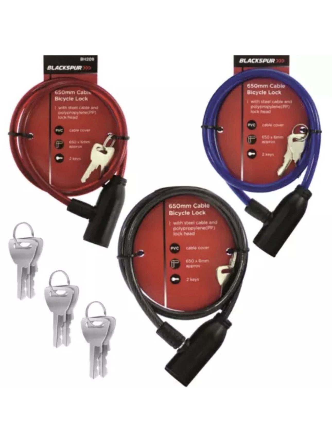 Bike Lock 650mm Steel