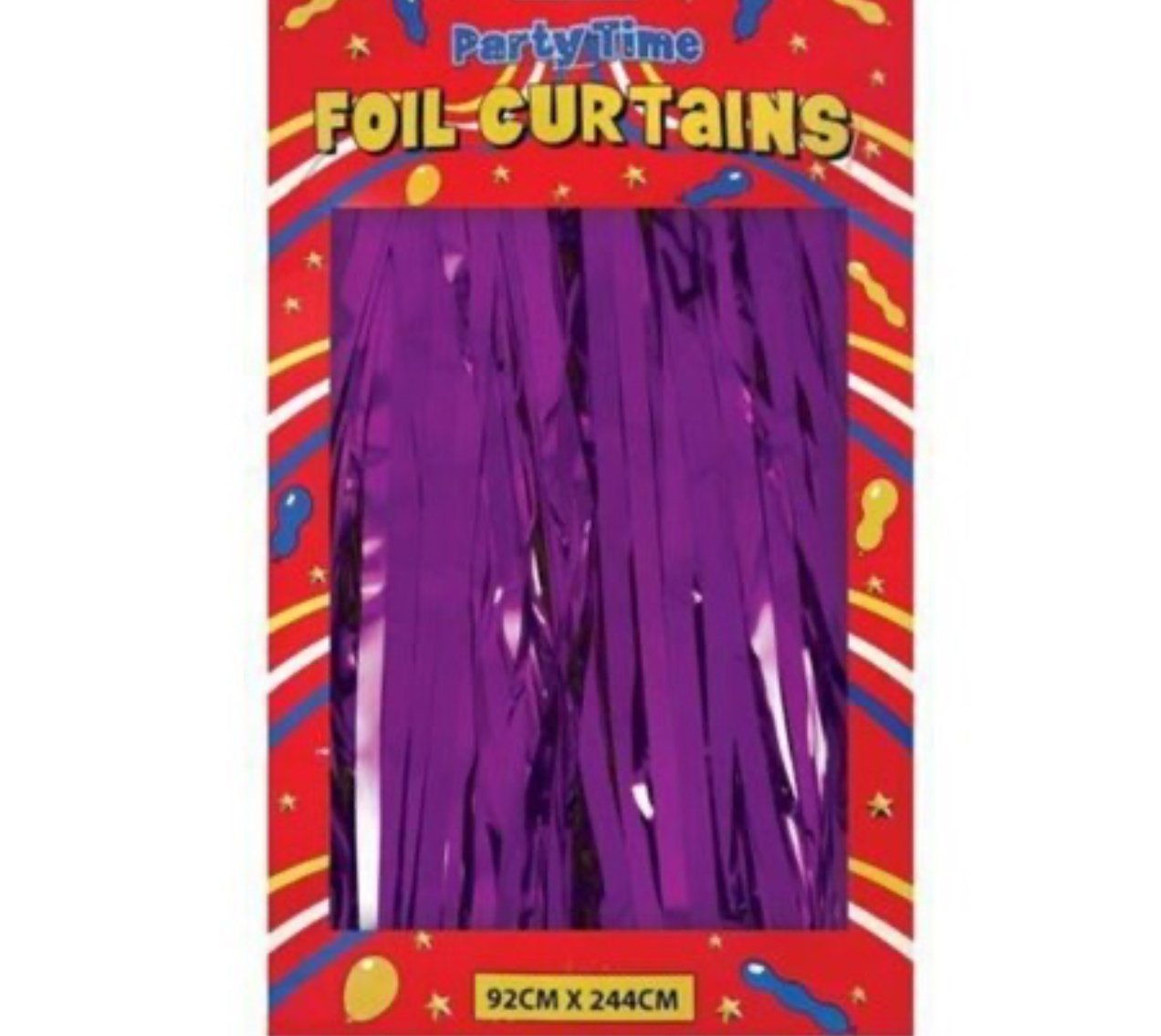 Purple Foil Door Decoration