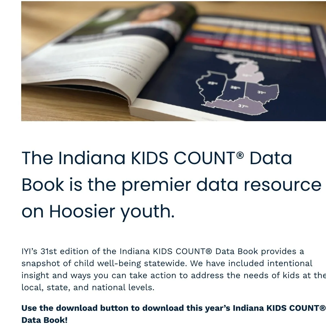 Visual representing report document.