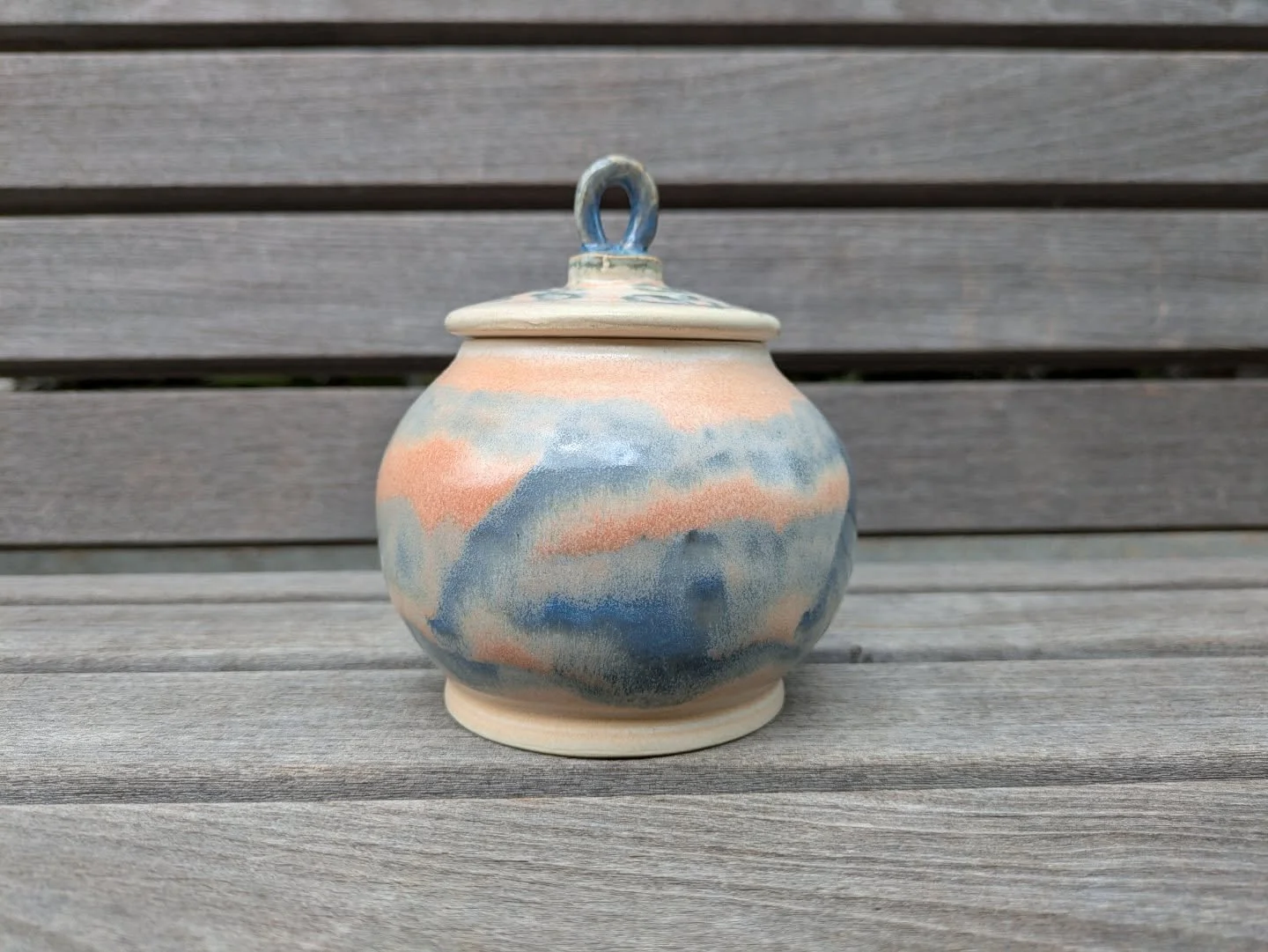 Rosey dawn and floating blue 💙