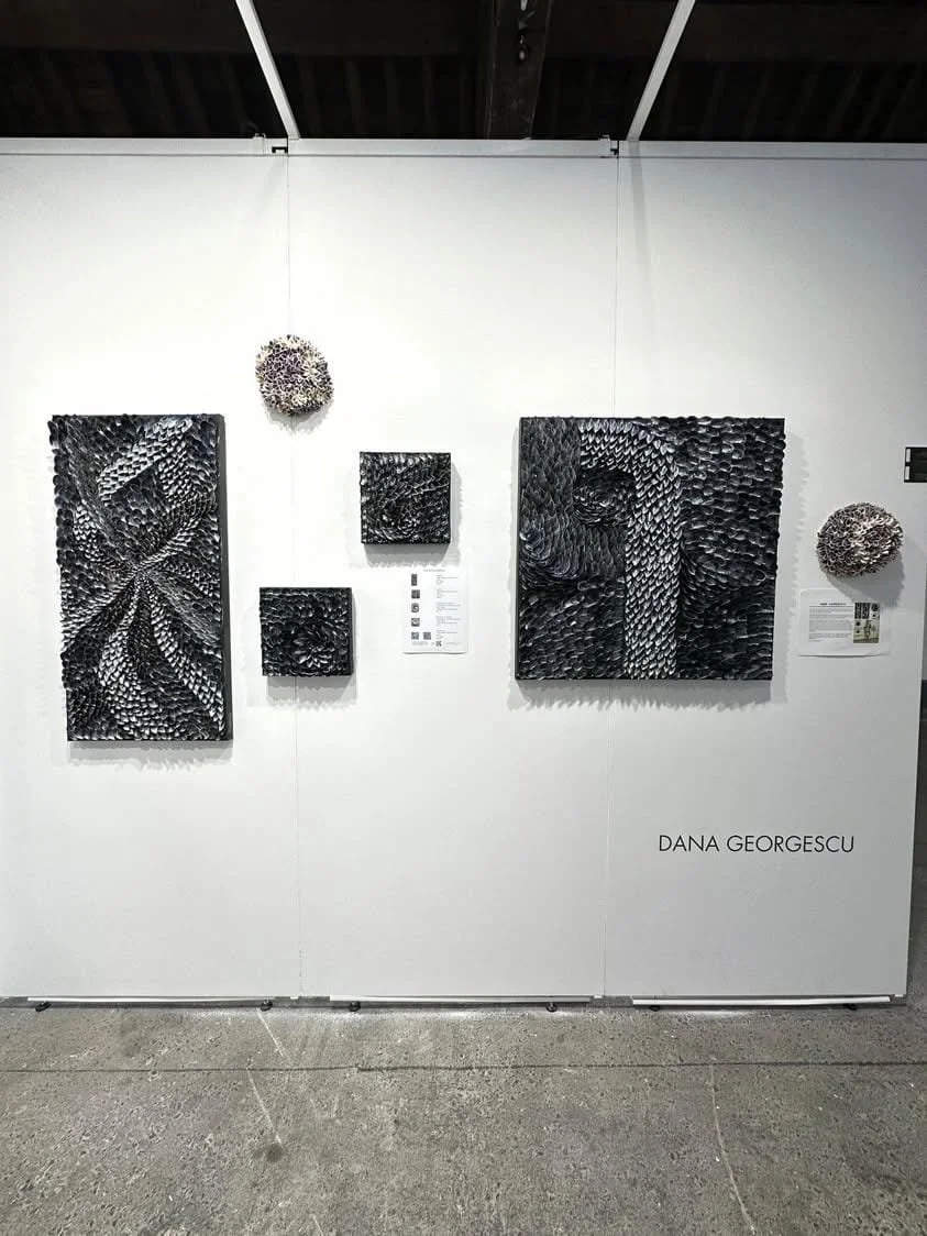 Lisbon art fair, unique shell art for sale, modern beach house decor, inspiration interior design, 