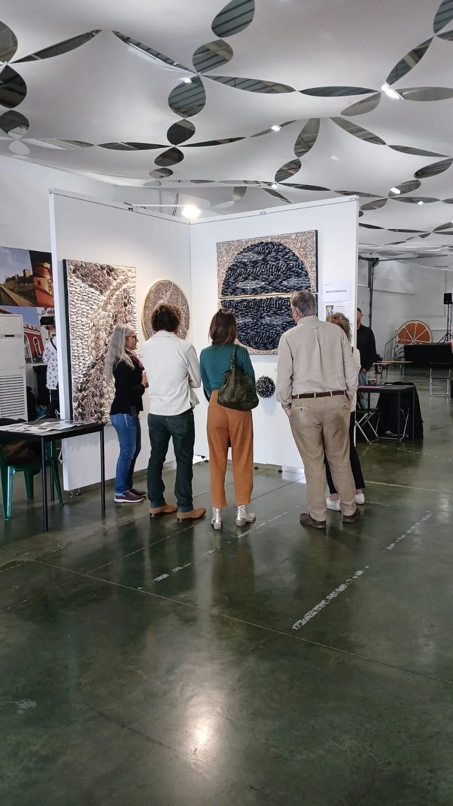 art fair- wall shell contemporary artworks