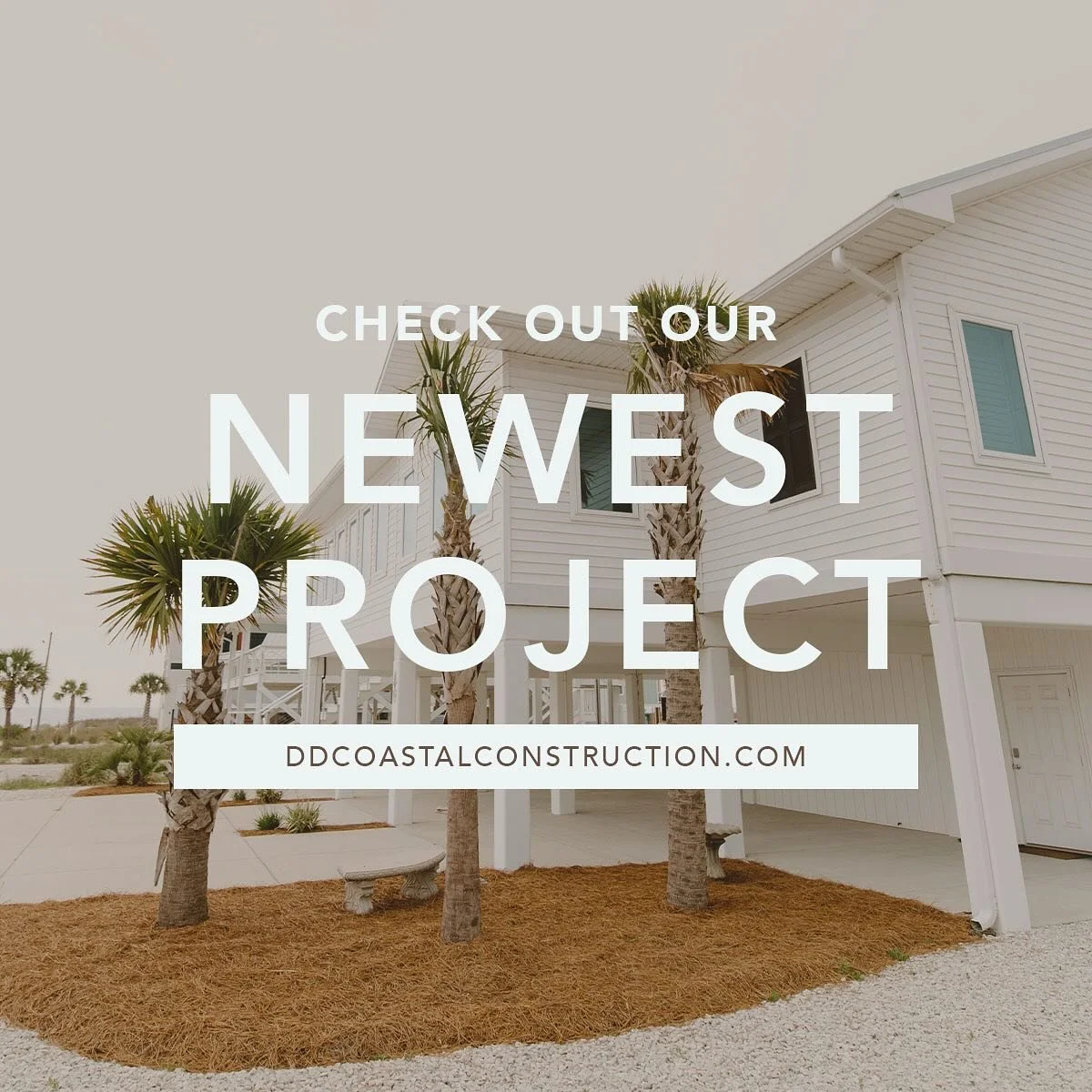 Our D&amp;D Coastal website is officially live! Check out our website and some of our most recent projects. 

Reach out-We&rsquo;d love to build your dream beach house for you!

Link in bio.