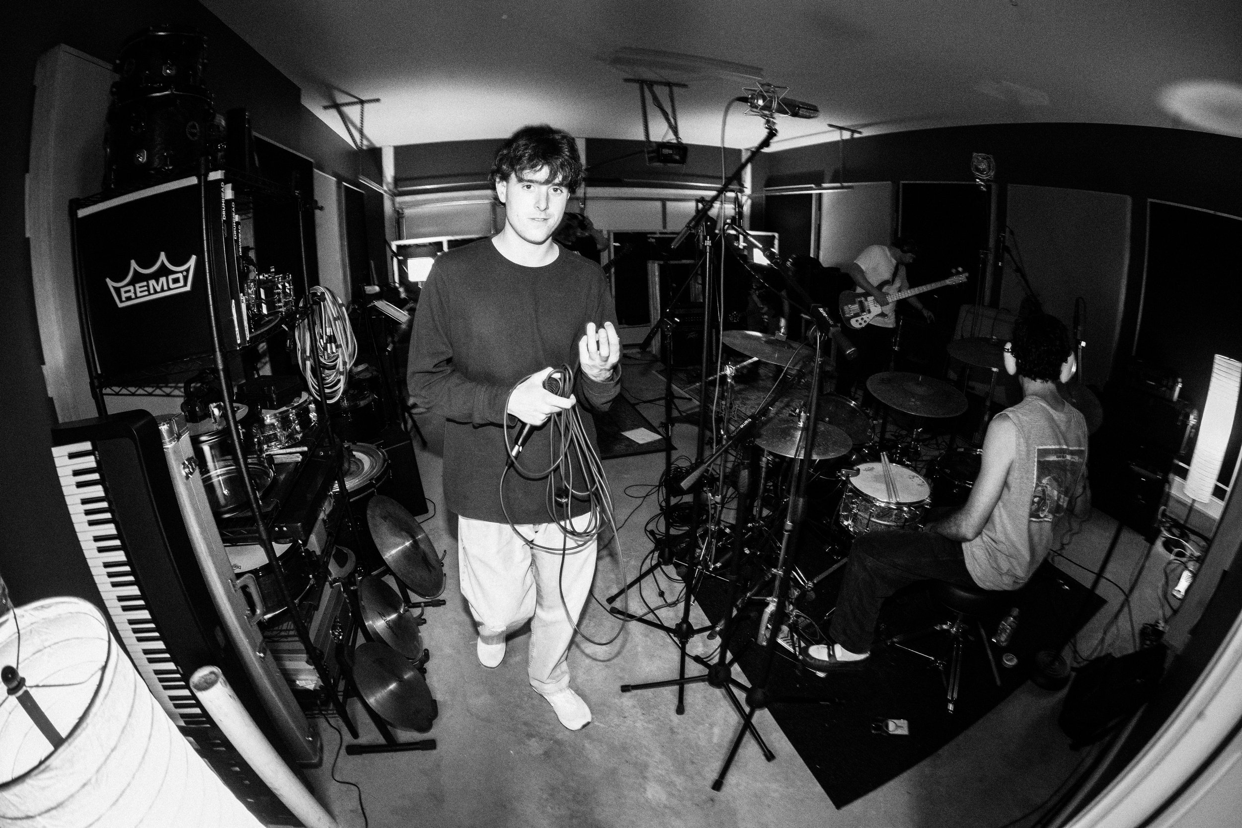 Anywhere Else album recording session