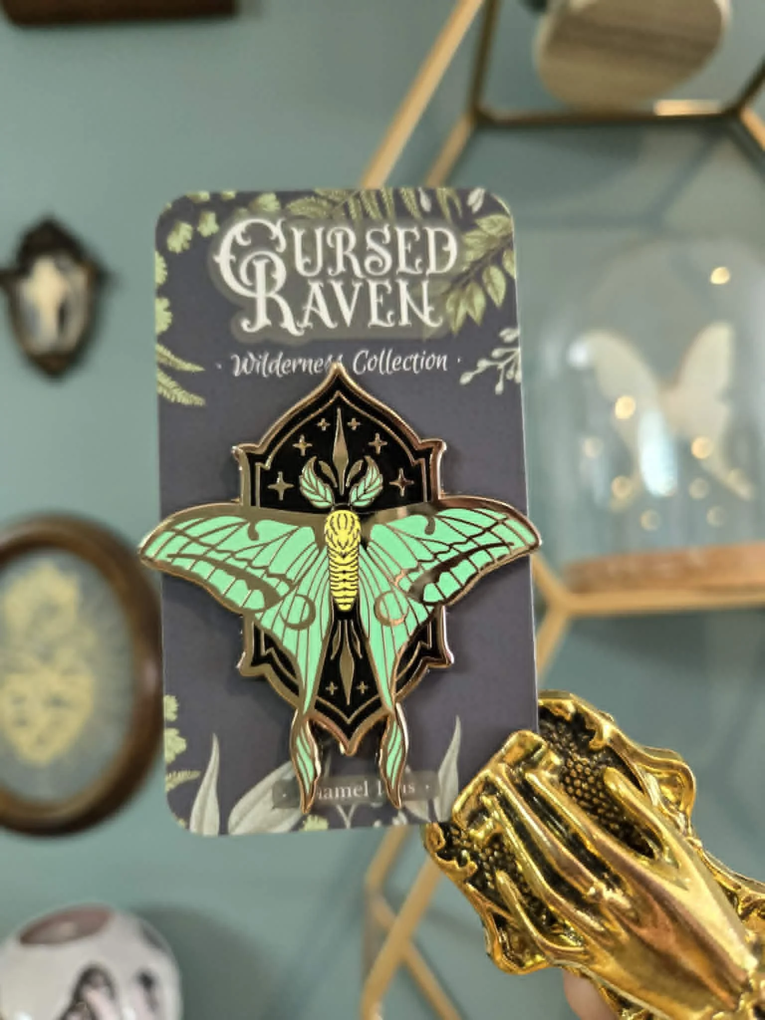 Luna Moth Pin