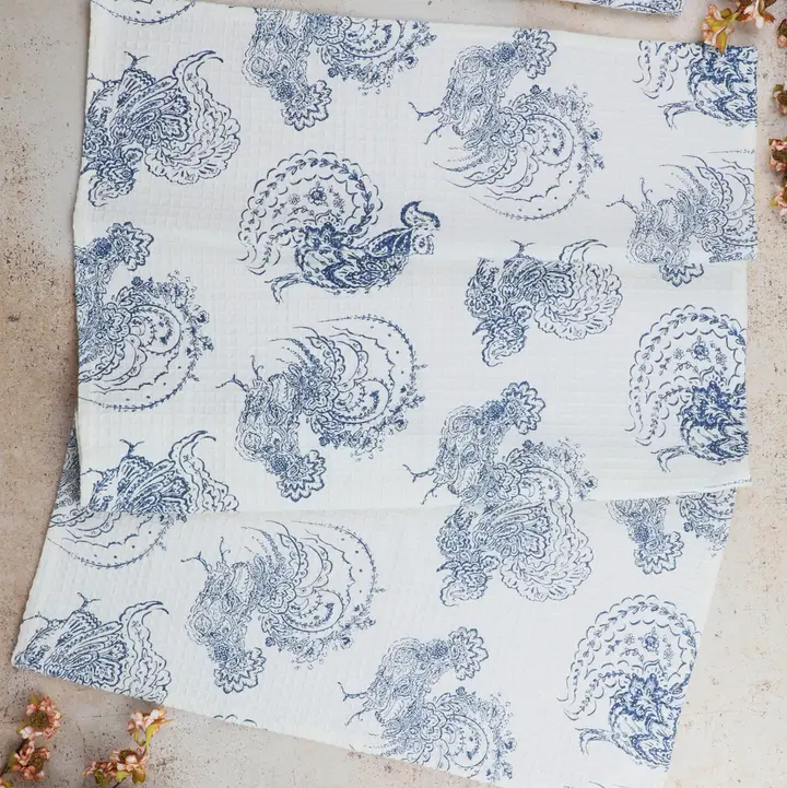 Backyard Rooster Cotton Tea Towel