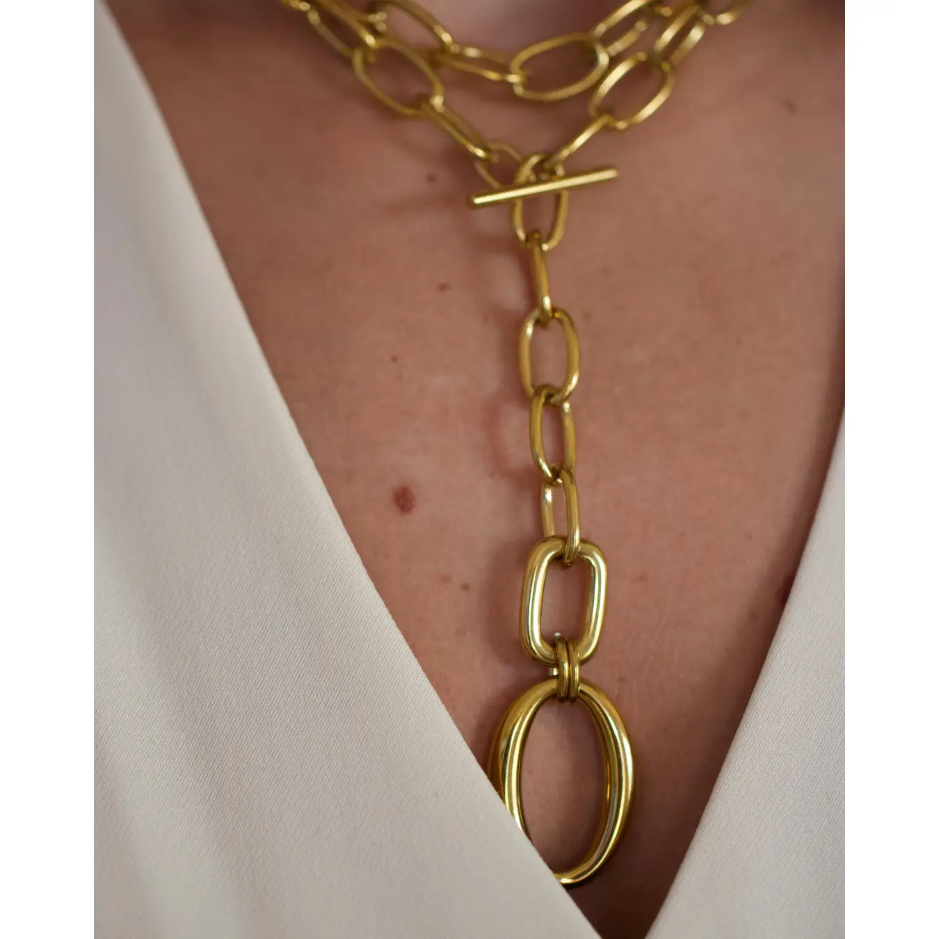 Harper Toggle Layered Necklace