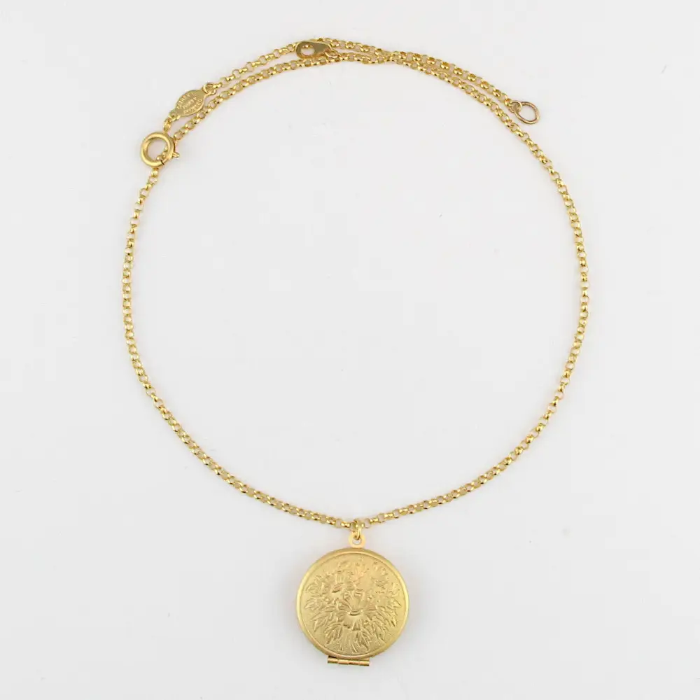 Buttercup Locket Necklace