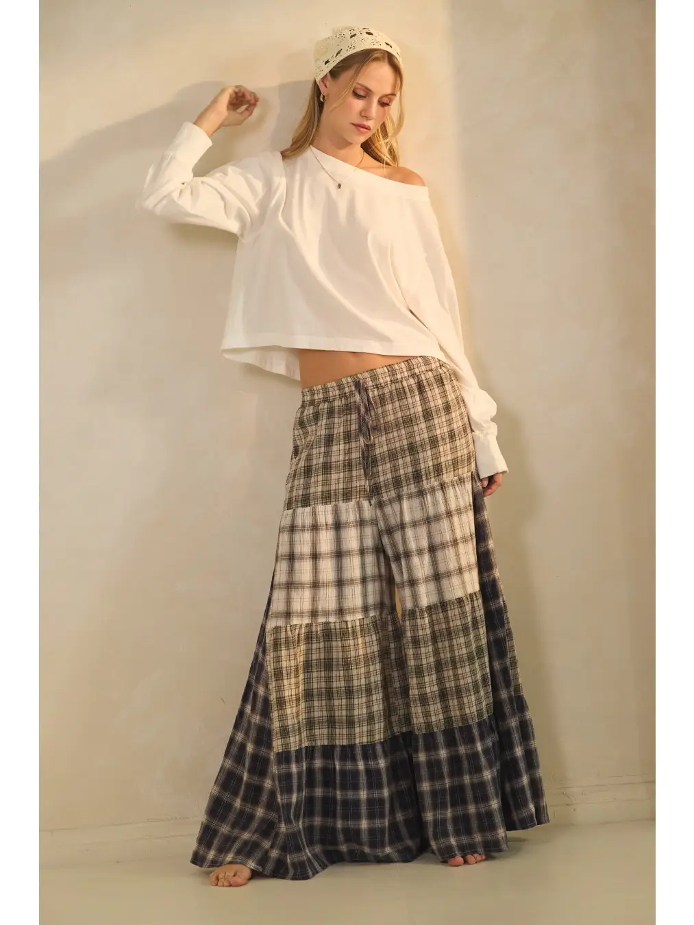 Relaxed Patchwork Pants