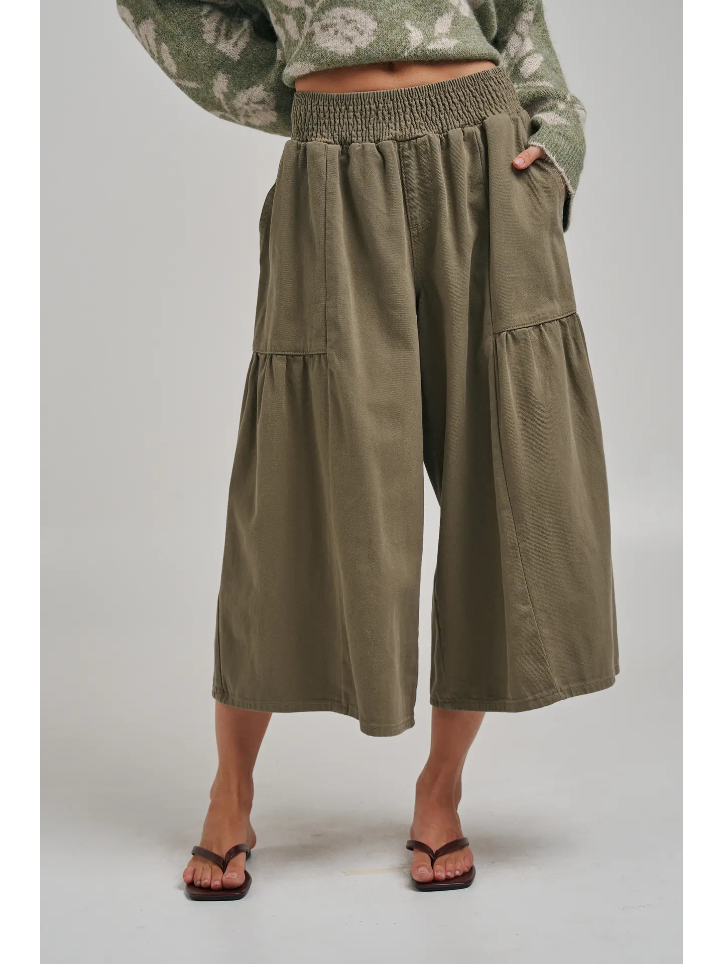 Wide Flared Leg Pants