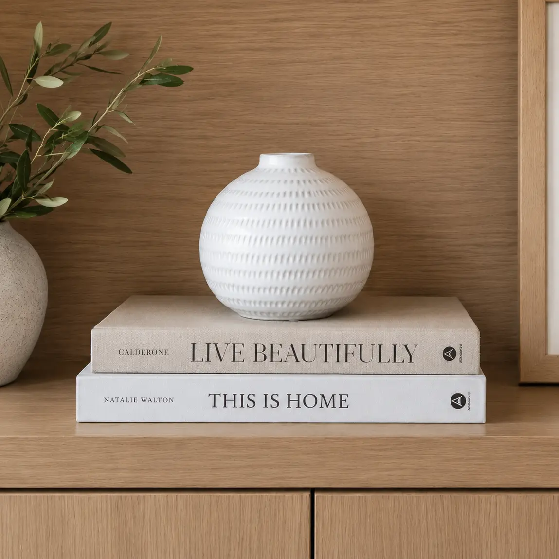 Pixie White Ceramic Vase