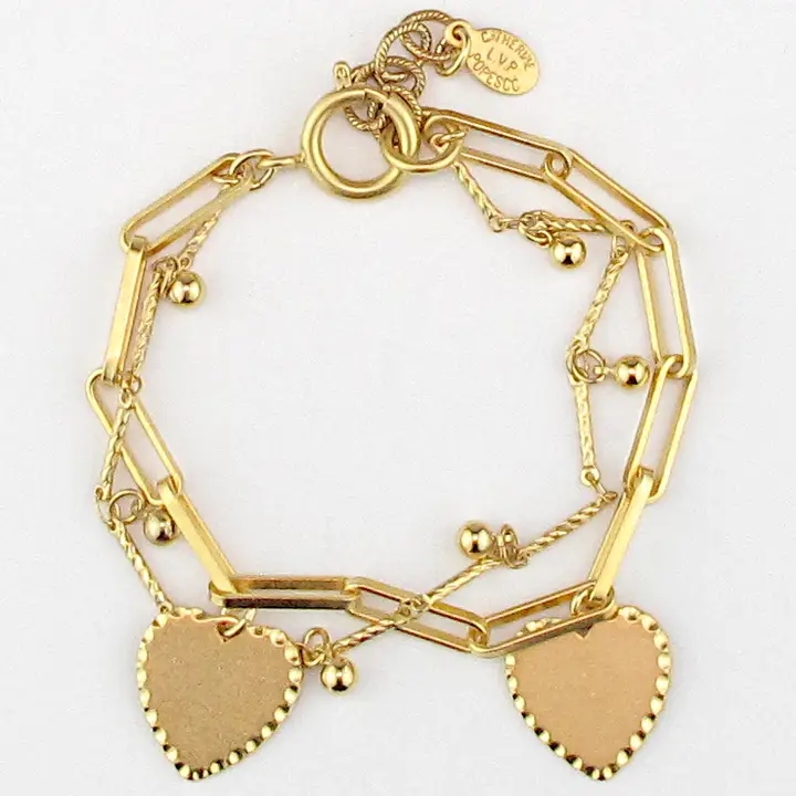 Two of Hearts Bracelet