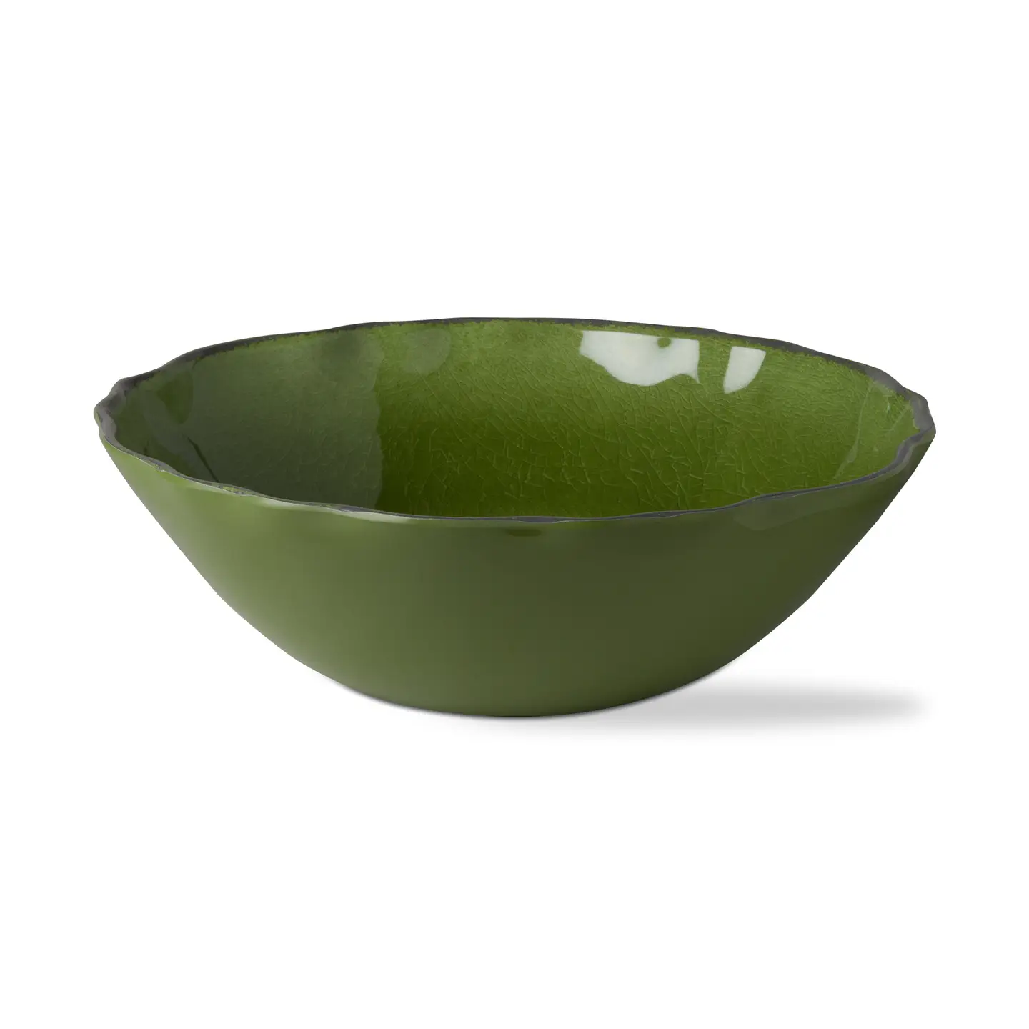 Veranda Melamine Serving Bowl Green