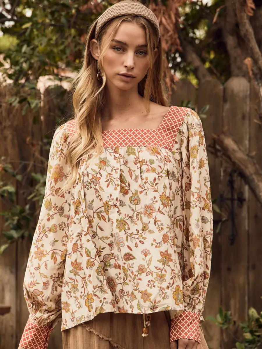 Floral Print Blouse