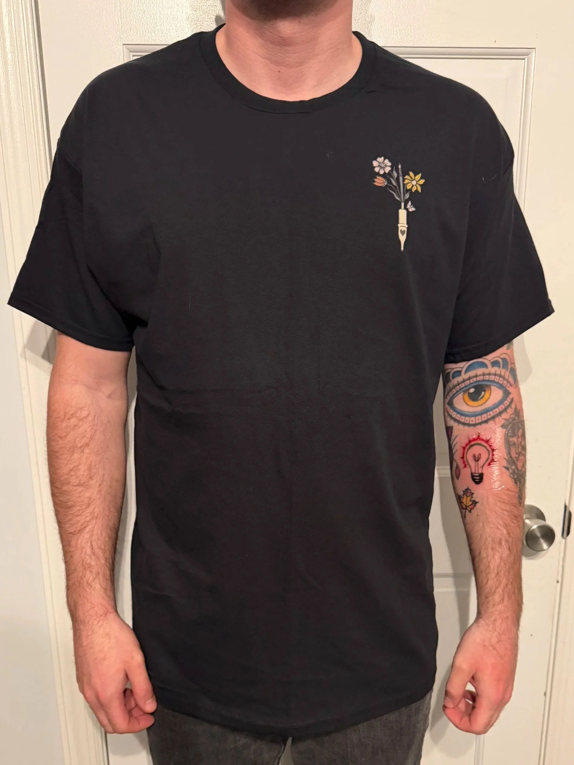 “Tattoos by Lex” Black Tee