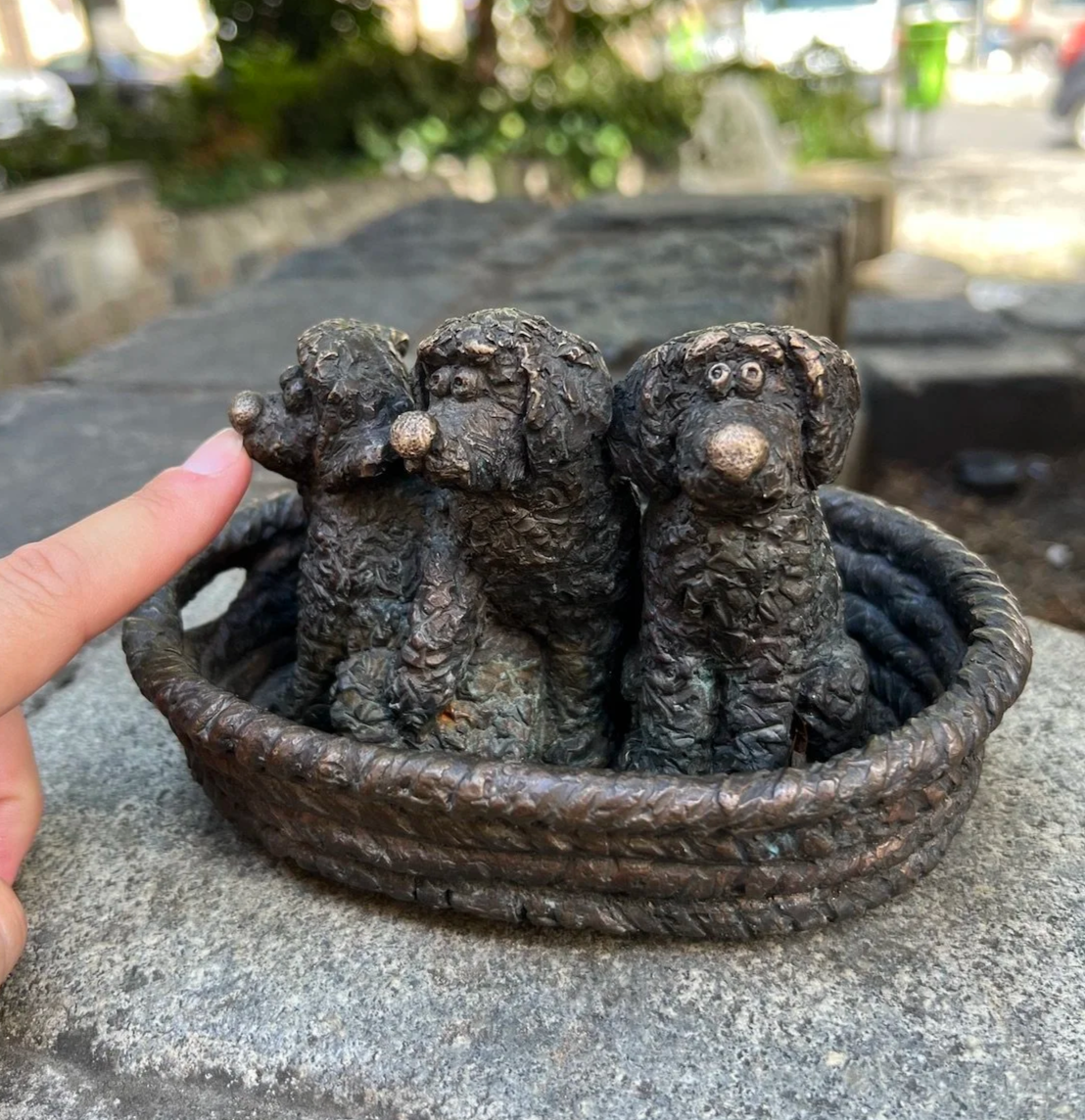 The baskes of puppies by Kolodko