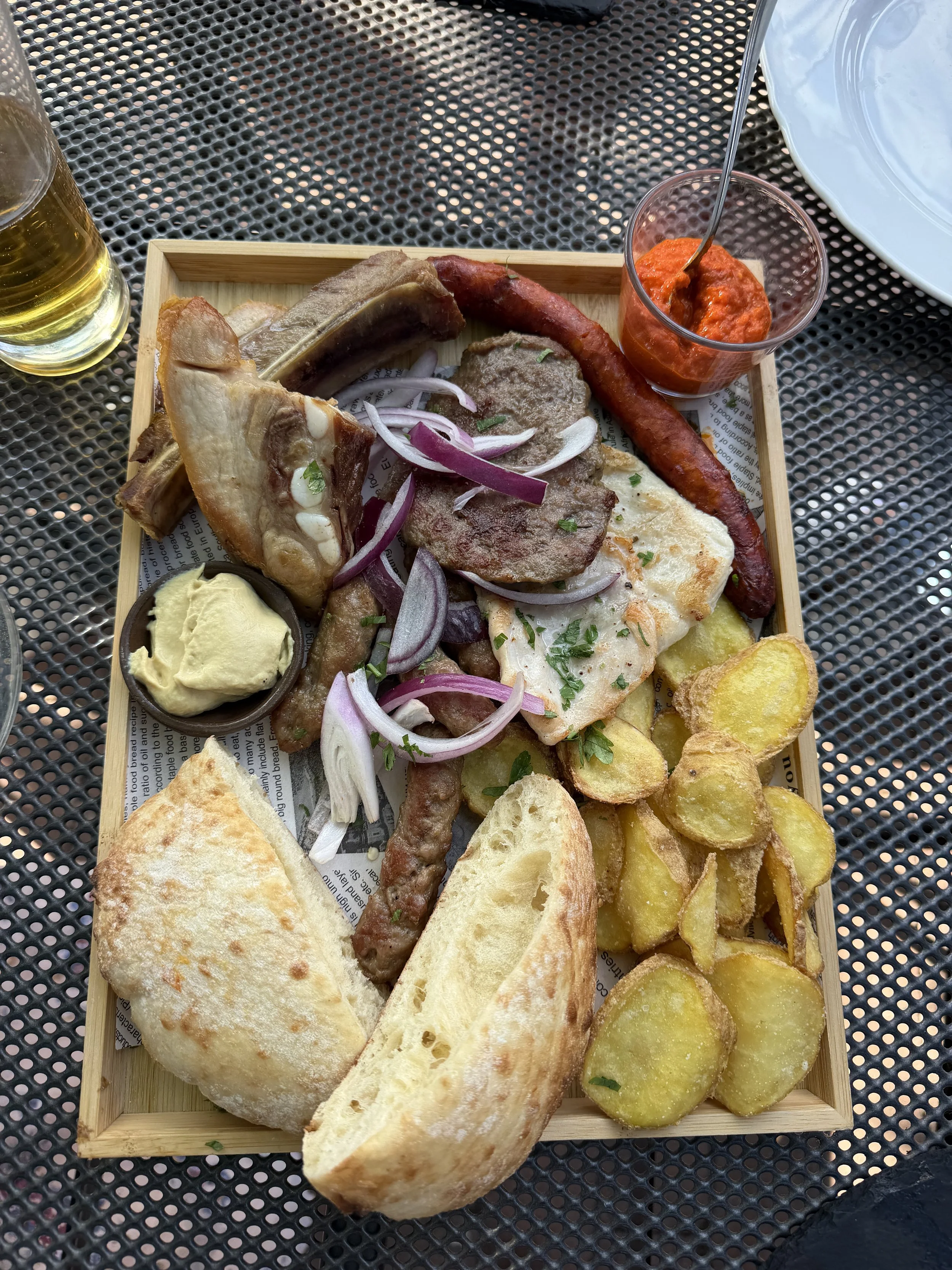 Balkan food for lunch