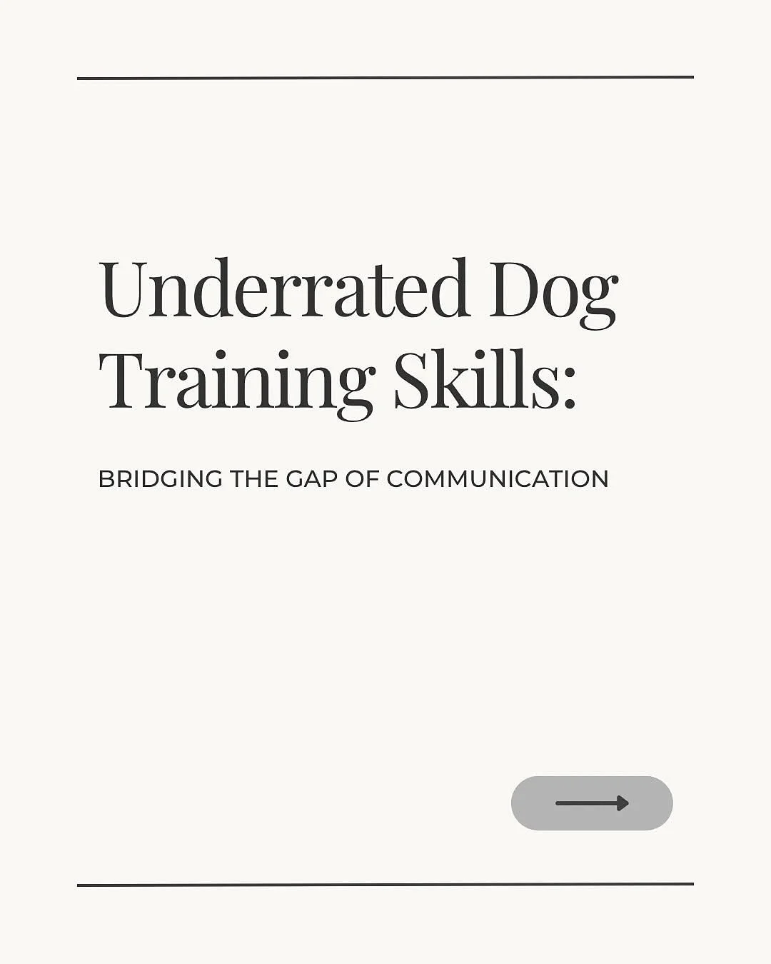 Dog training truly begins with the art of noticing. When our timing and reactions are used in a way that communicates effectively to our dogs, that is the foundation for lasting training. Happy Friday to all! 

#dogtrainer #dogtraining #dogtrainingti