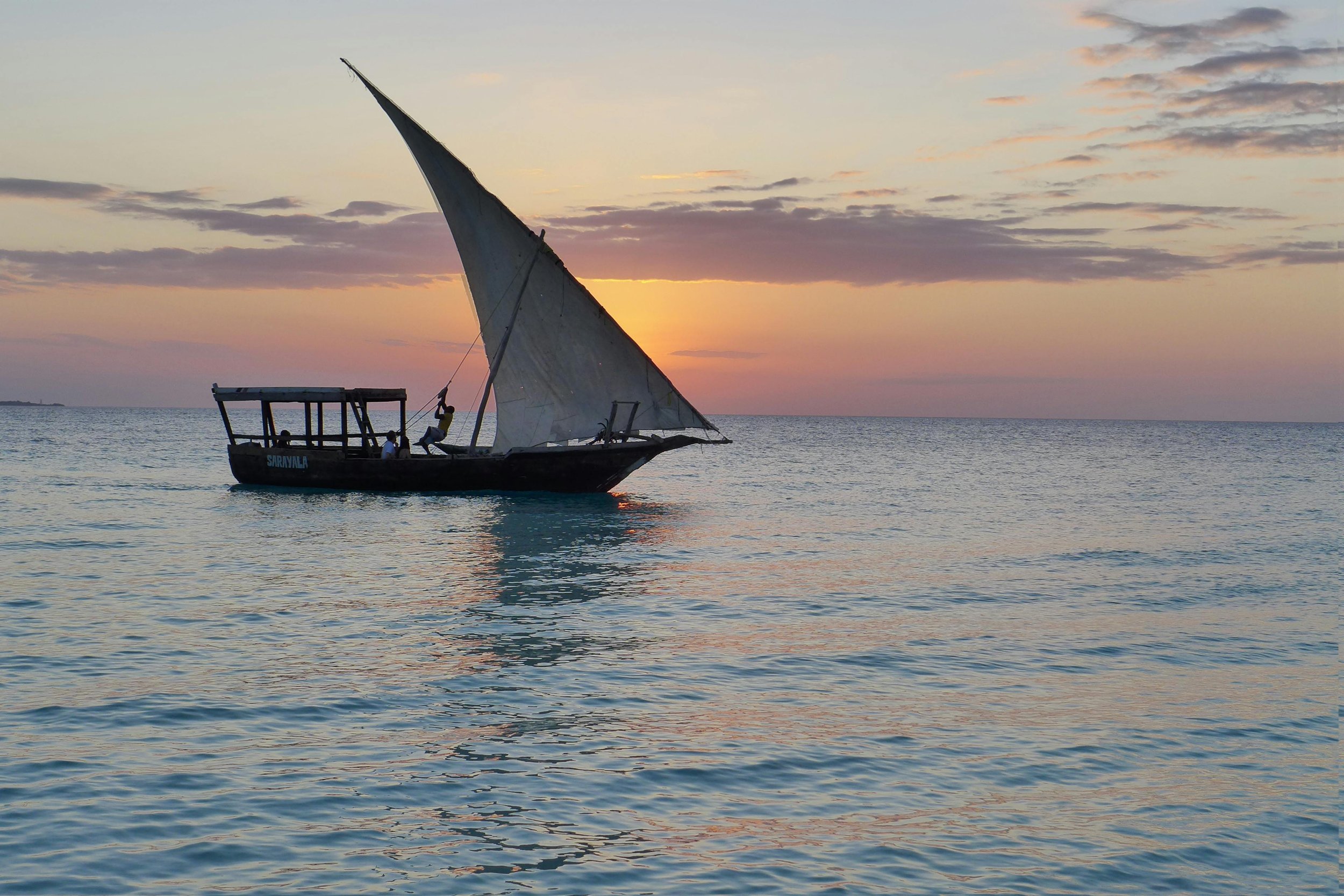 Sunset boat ride Watamu