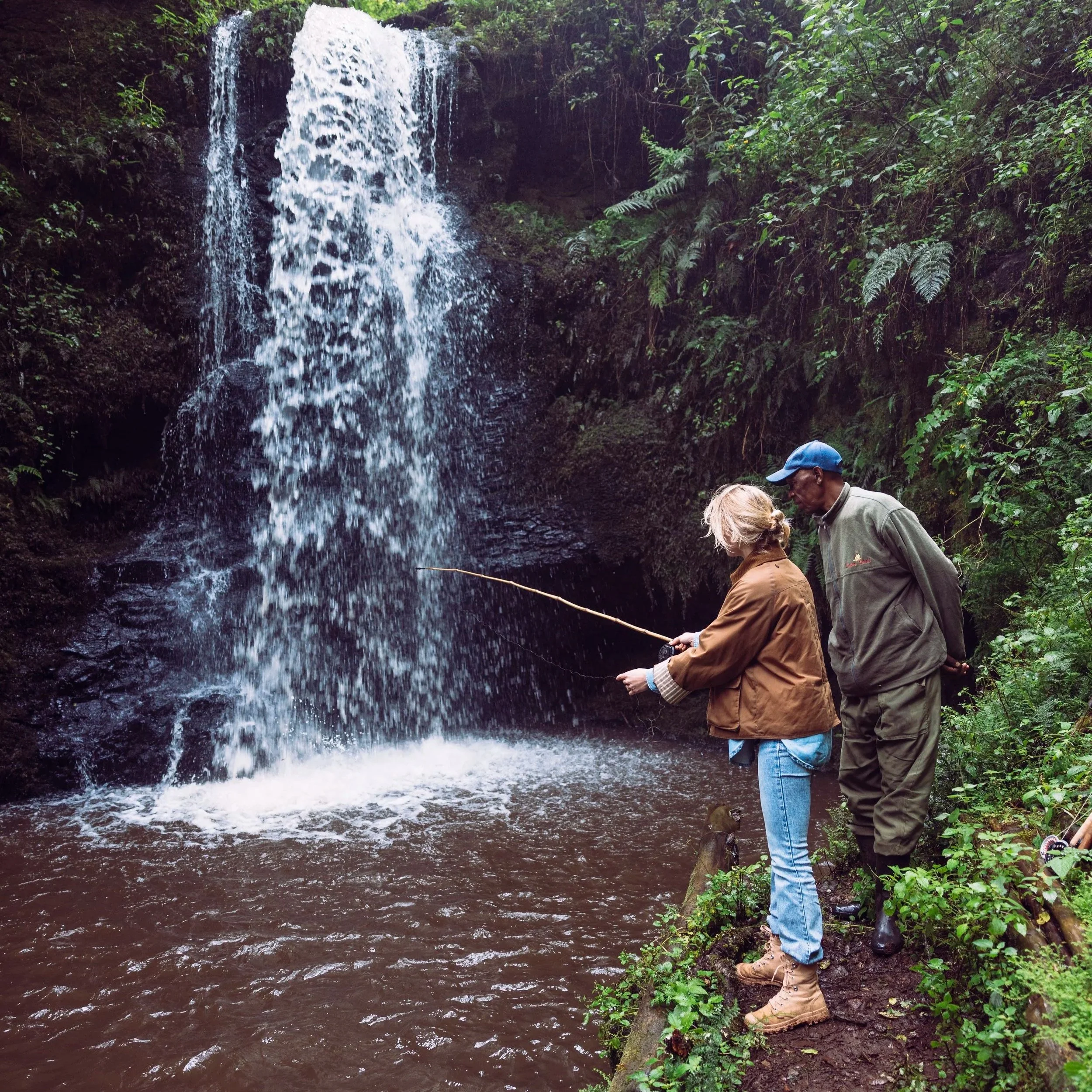 Fly fishing Aberdares, Kenya