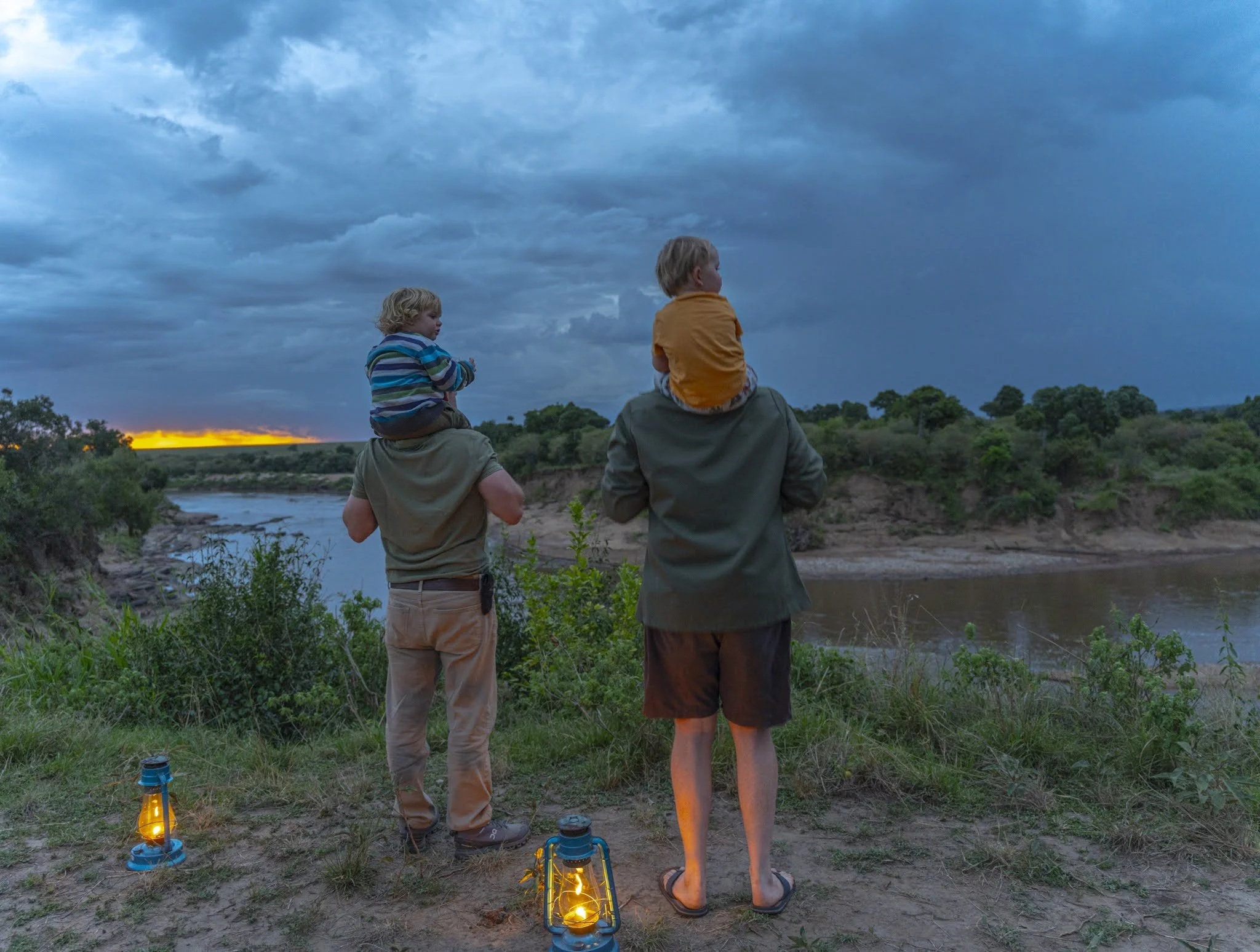 Seringet Mara Camp sundowner