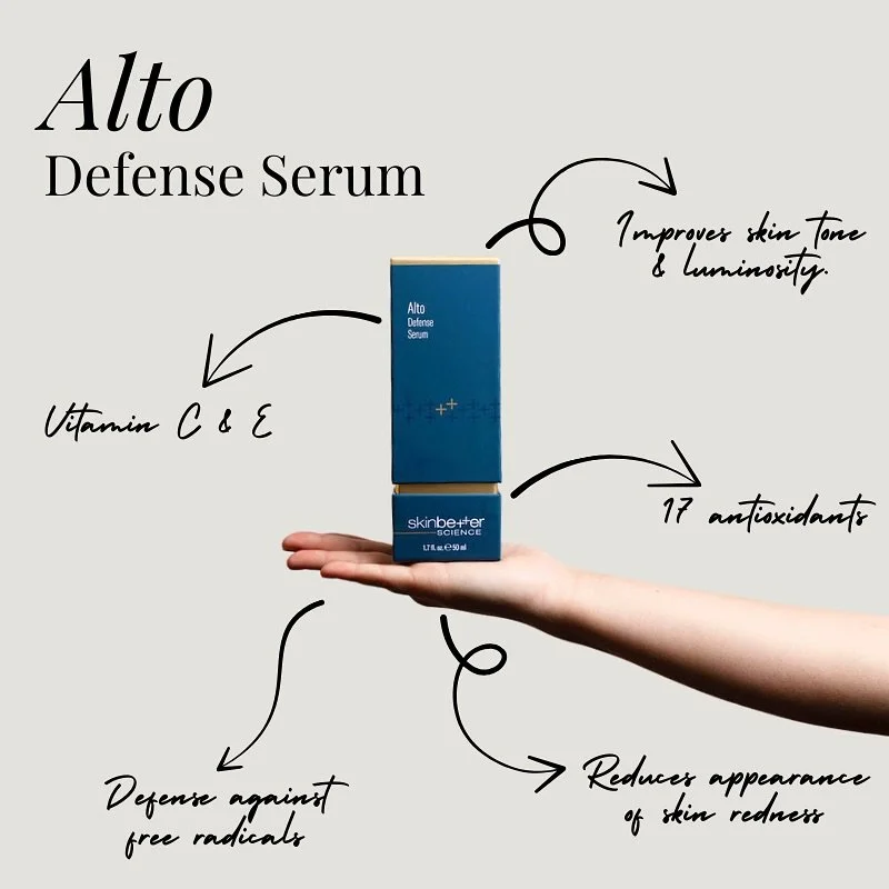 Our skin deals with a lot every day.
Pollution, stress, free radicals, you name
it.
That&rsquo;s where Skinbetter&rsquo;s Alto comes in.
With 17 antioxidants + vitamins C &amp; E, it
works behind the scenes to:
✨ Brighten and even out your skin tone
