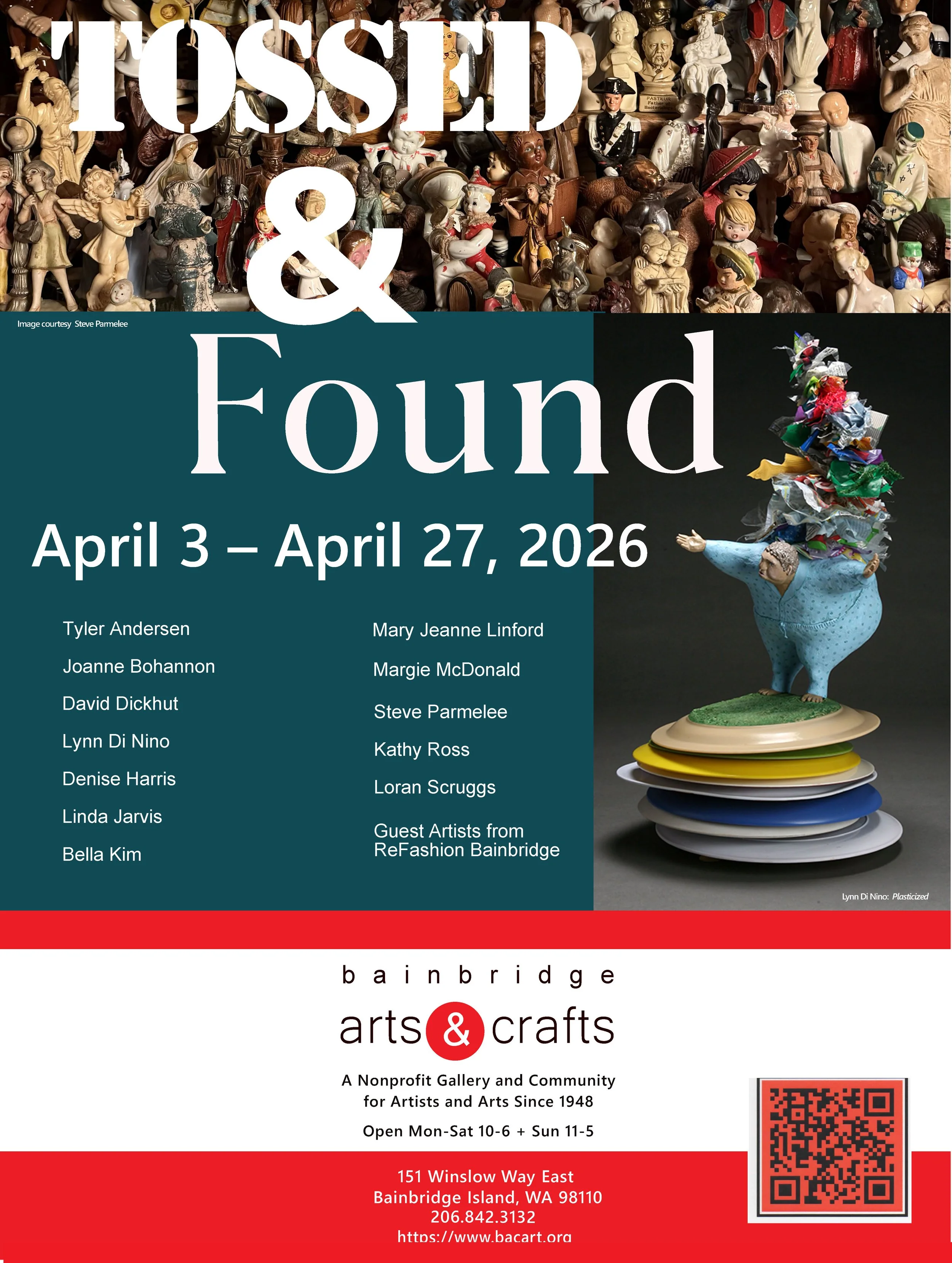 April Exhibition: Tossed &amp; Found