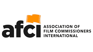 Logo of the Association of Film Commissioners International (AFCI) with a film strip icon.