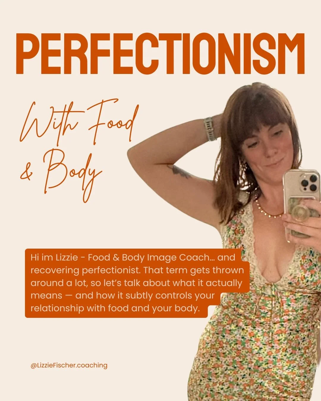 What happens when you let yourself be imperfect?? SO MUCH. 

Let&rsquo;s just call out the fact that none of us are or ever will be &ldquo;perfect&rdquo; but for some reason we still pursue it??? 

It felt safe to minimize all potential negative outc